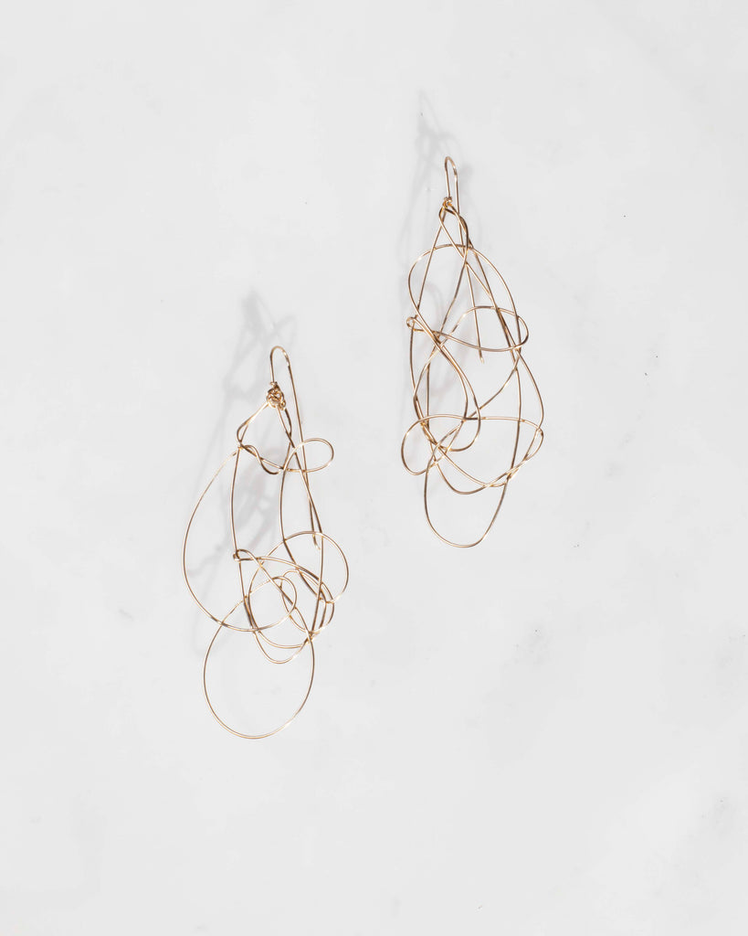 Line Drawing Earrings