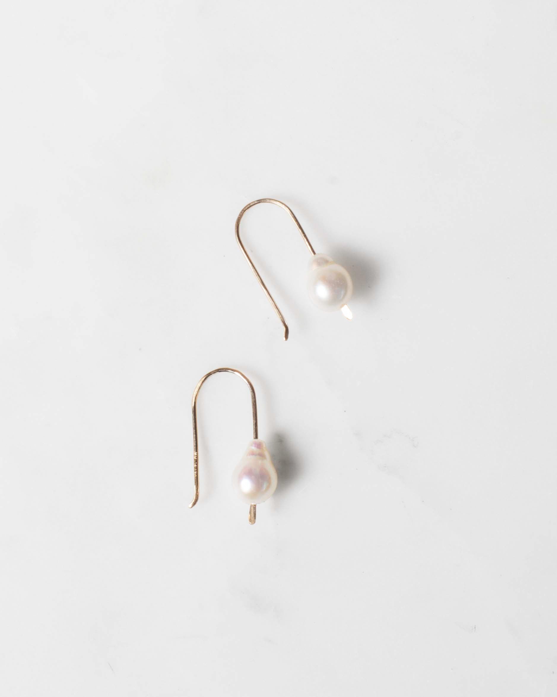 Petite Baroque Pearl Drop Earrings