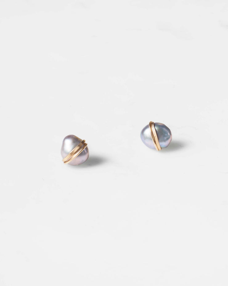 Grande Baroque Pearl Studs