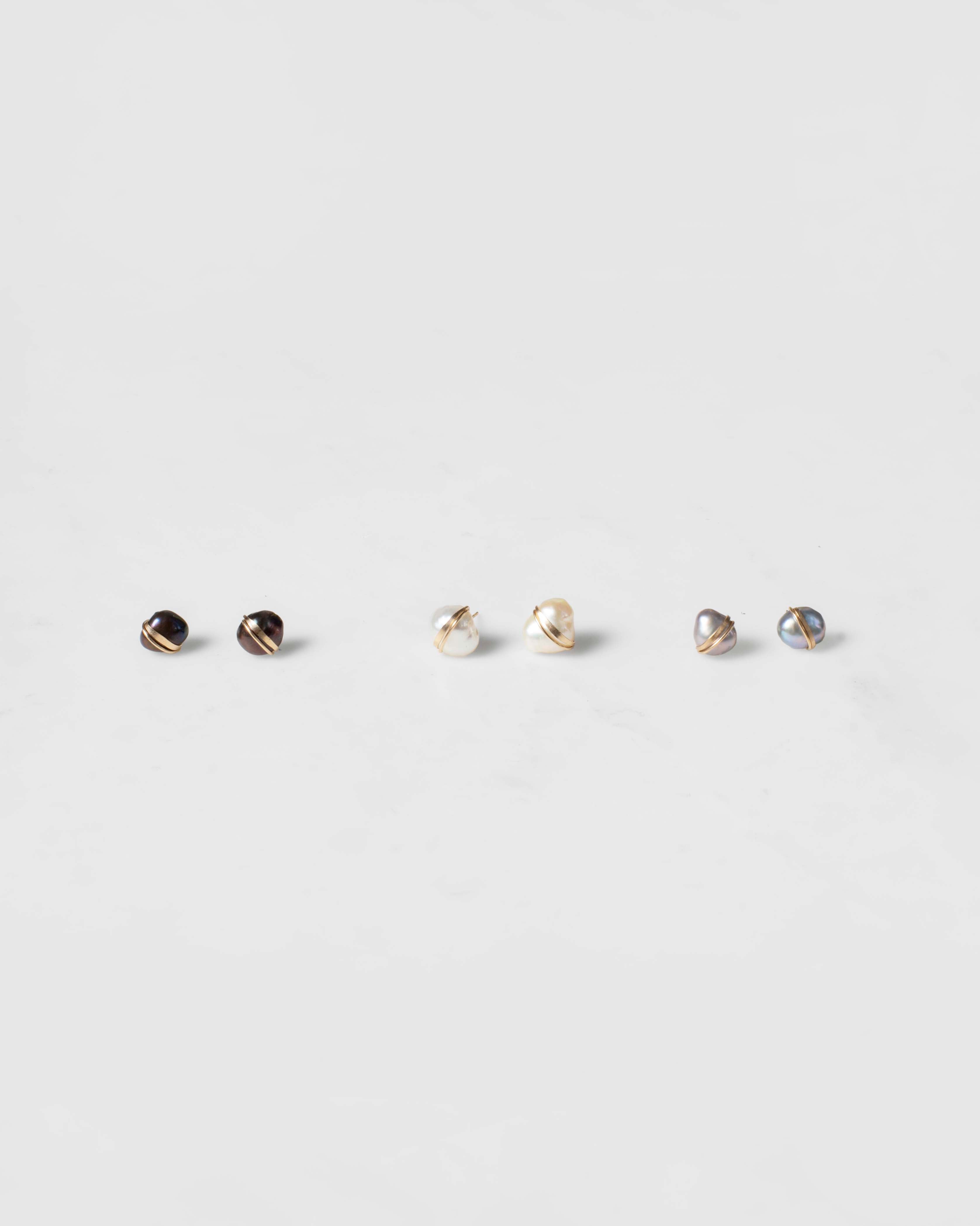 Baroque Pearl Studs