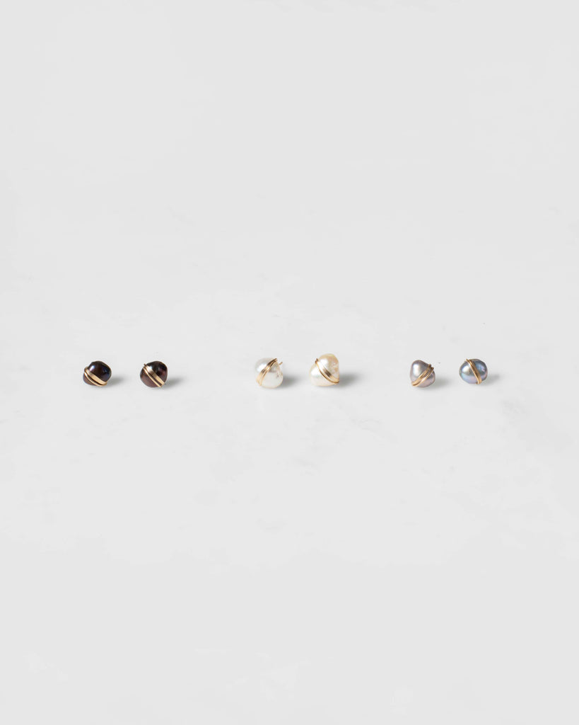 Baroque Pearl Studs