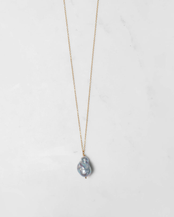 Baroque Pearl Drop Necklace