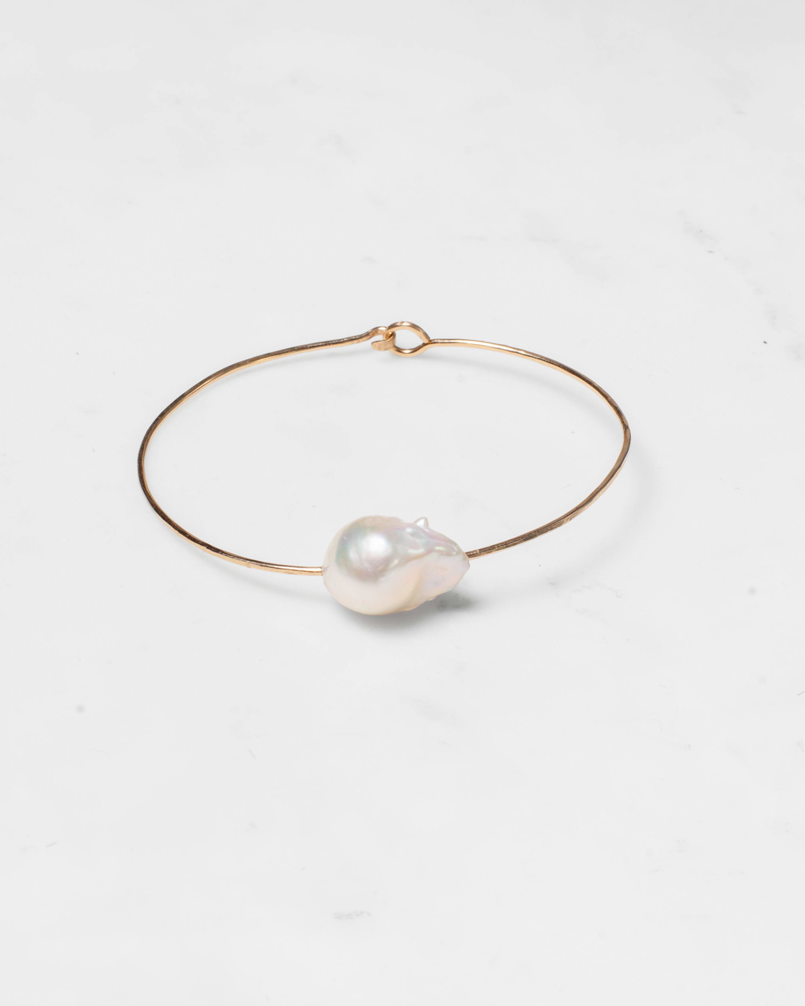 Baroque Pearl Cuff Bracelet