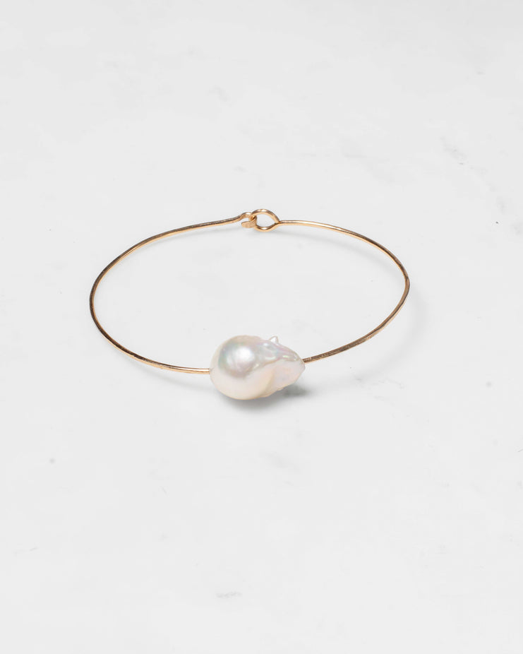 Baroque Pearl Cuff Bracelet