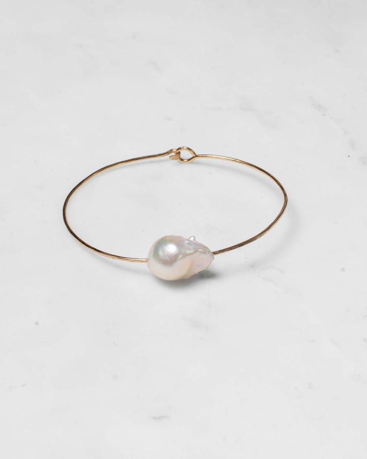 Baroque Pearl Cuff Bracelet