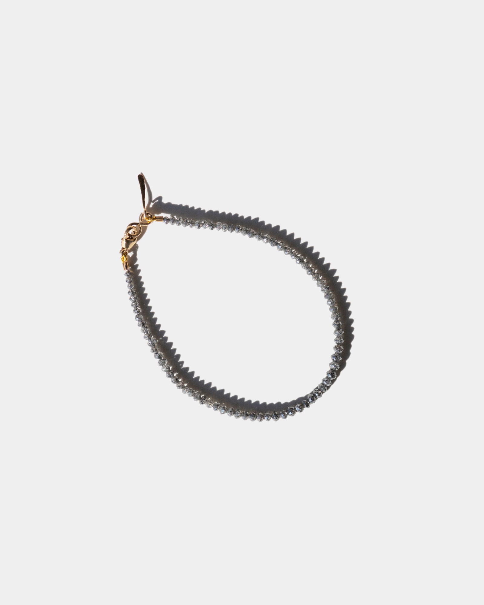 Charcoal Diamond Layering Bracelet