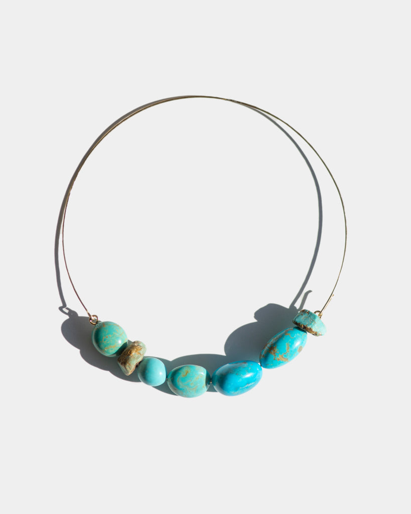 Turquoise Collection Crescent Collar