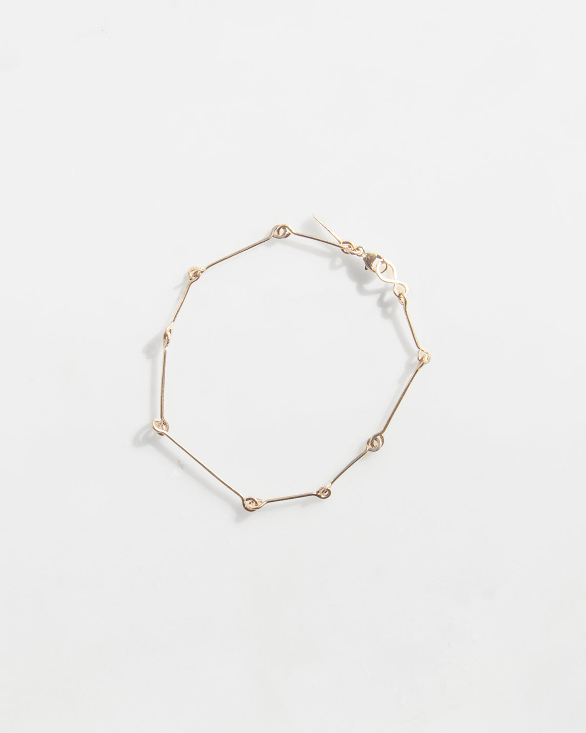 14K Bone Chain Bracelet