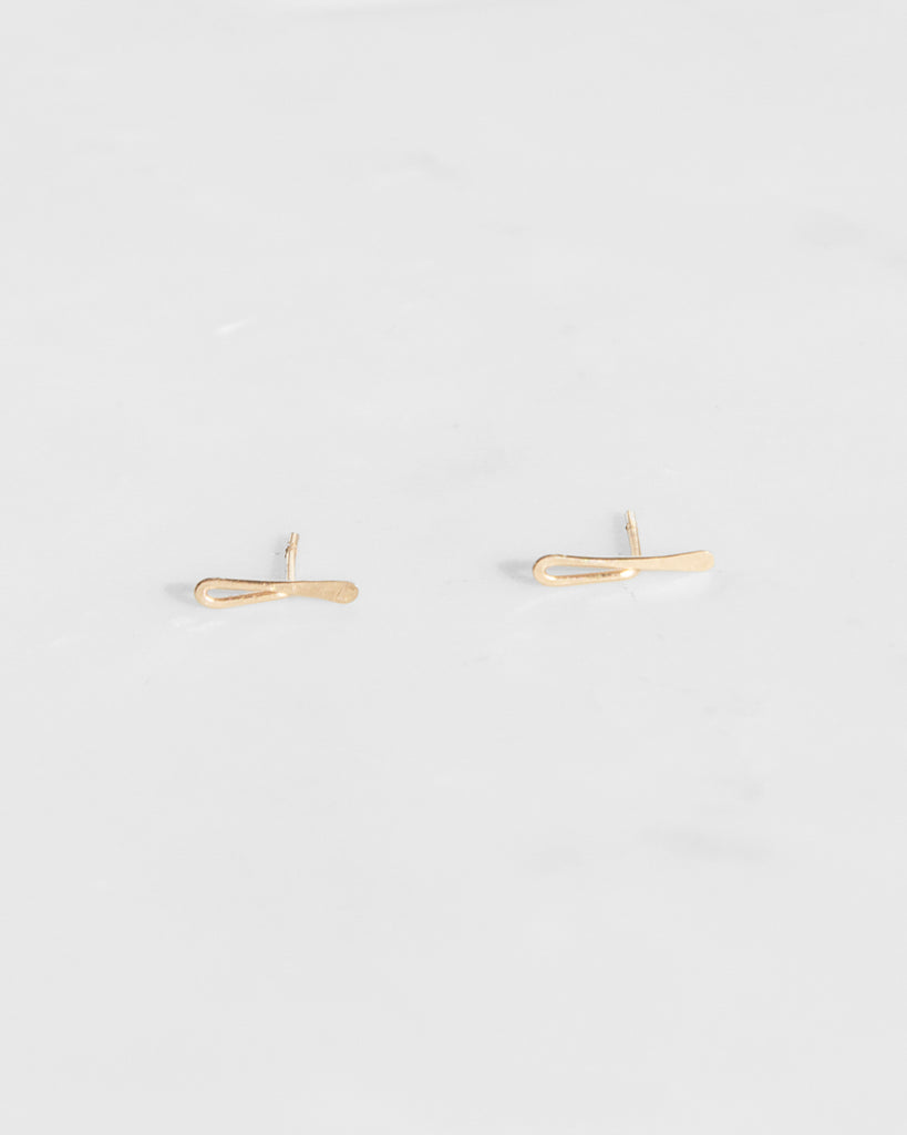 14K Tab Studs