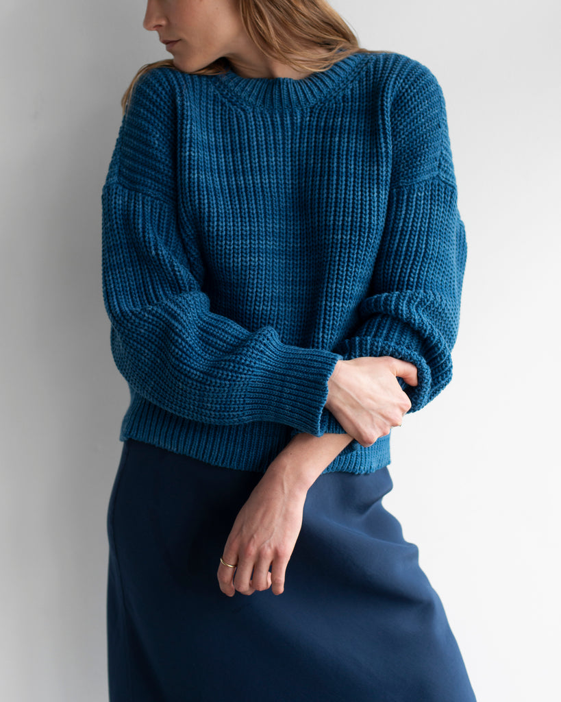 Shaina Mote - Perle Sweater in Indigo