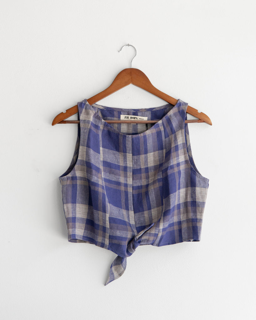 Zii Ropa - Claude Top in Mae Plaid