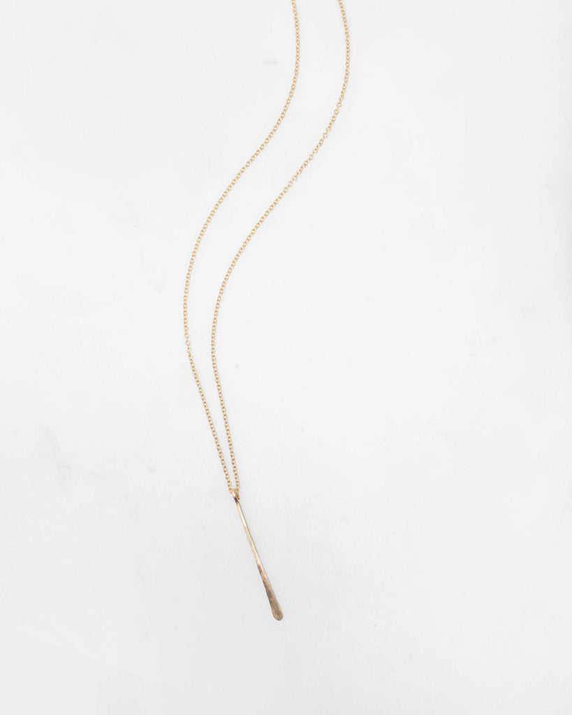 14K Single Fringe Necklace