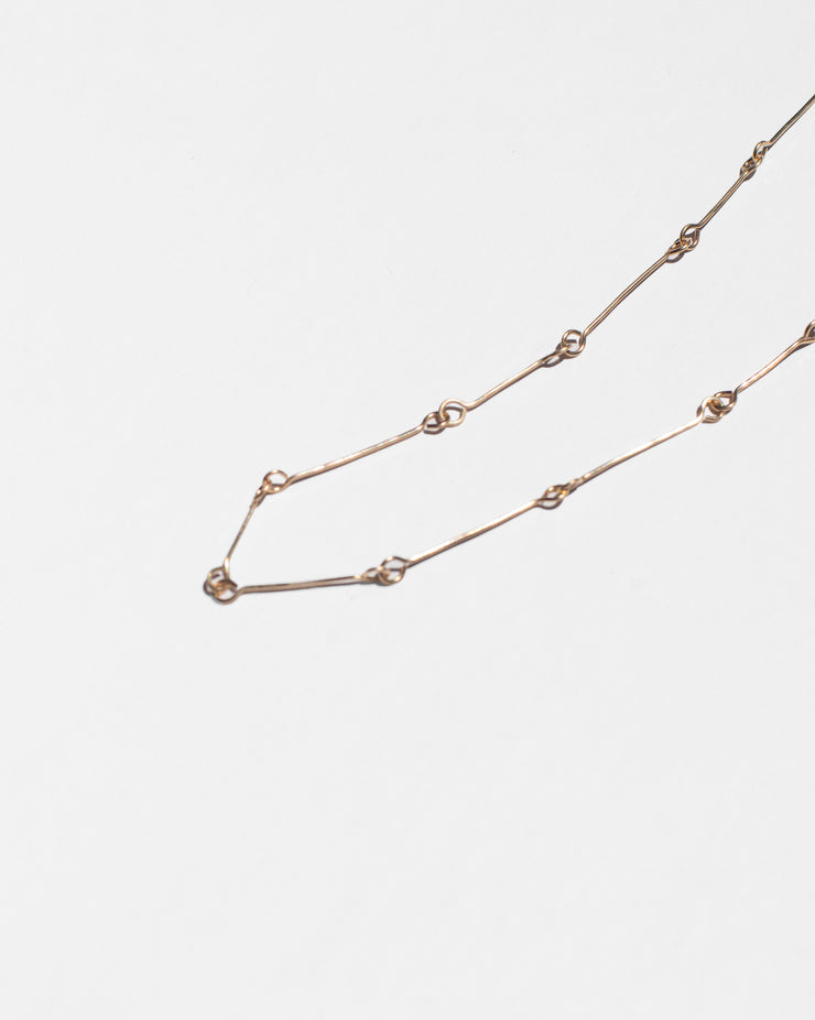 14K Bone Chain Necklace