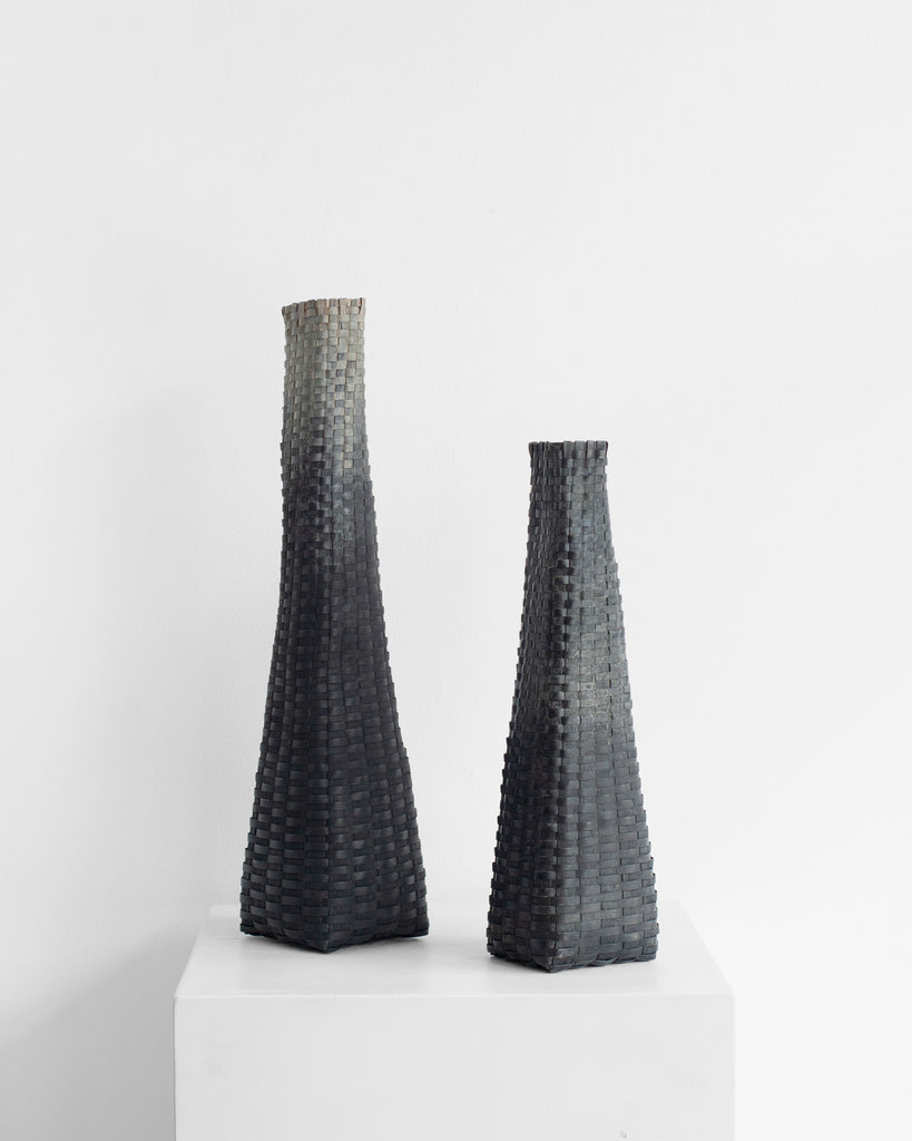 Jonathan Kline - Black and Grey Woven Vessel