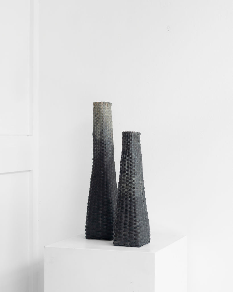 Jonathan Kline - Black and Grey Woven Vessel