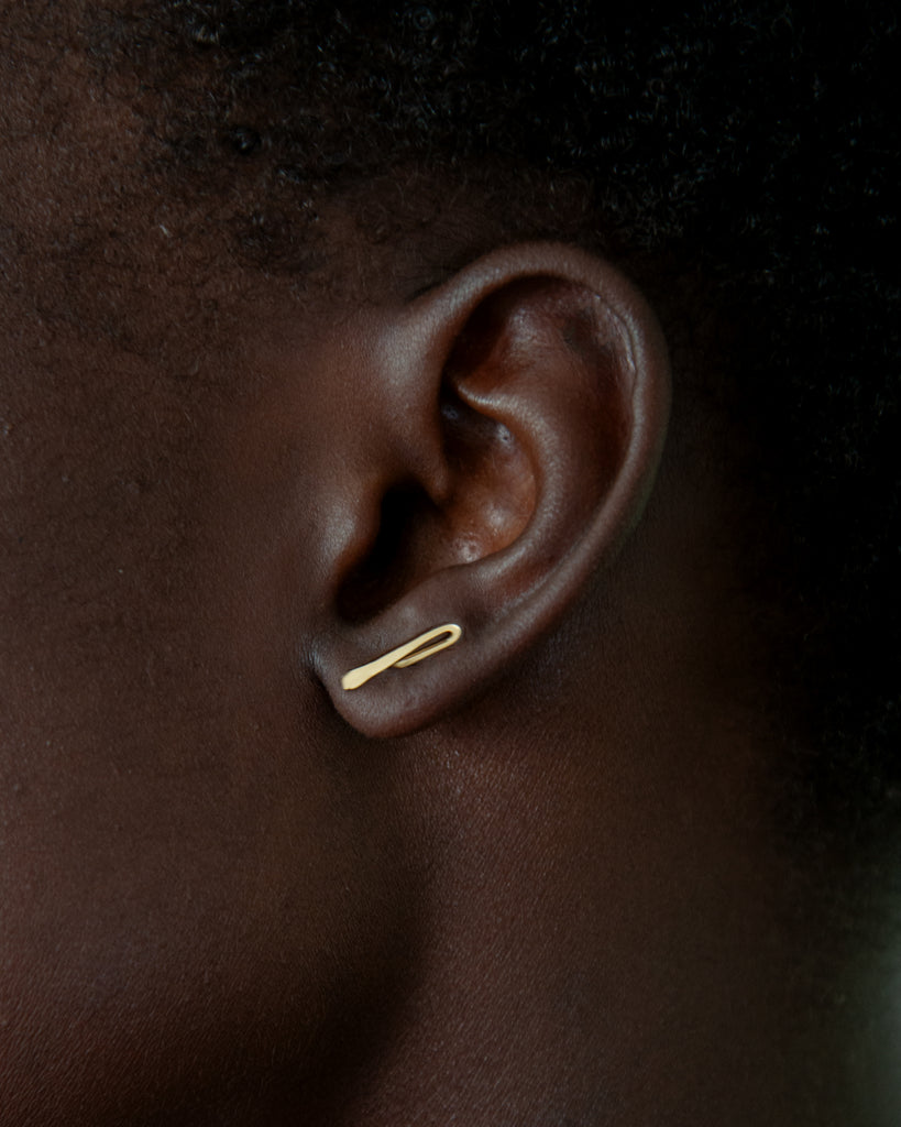 14K Tab Studs