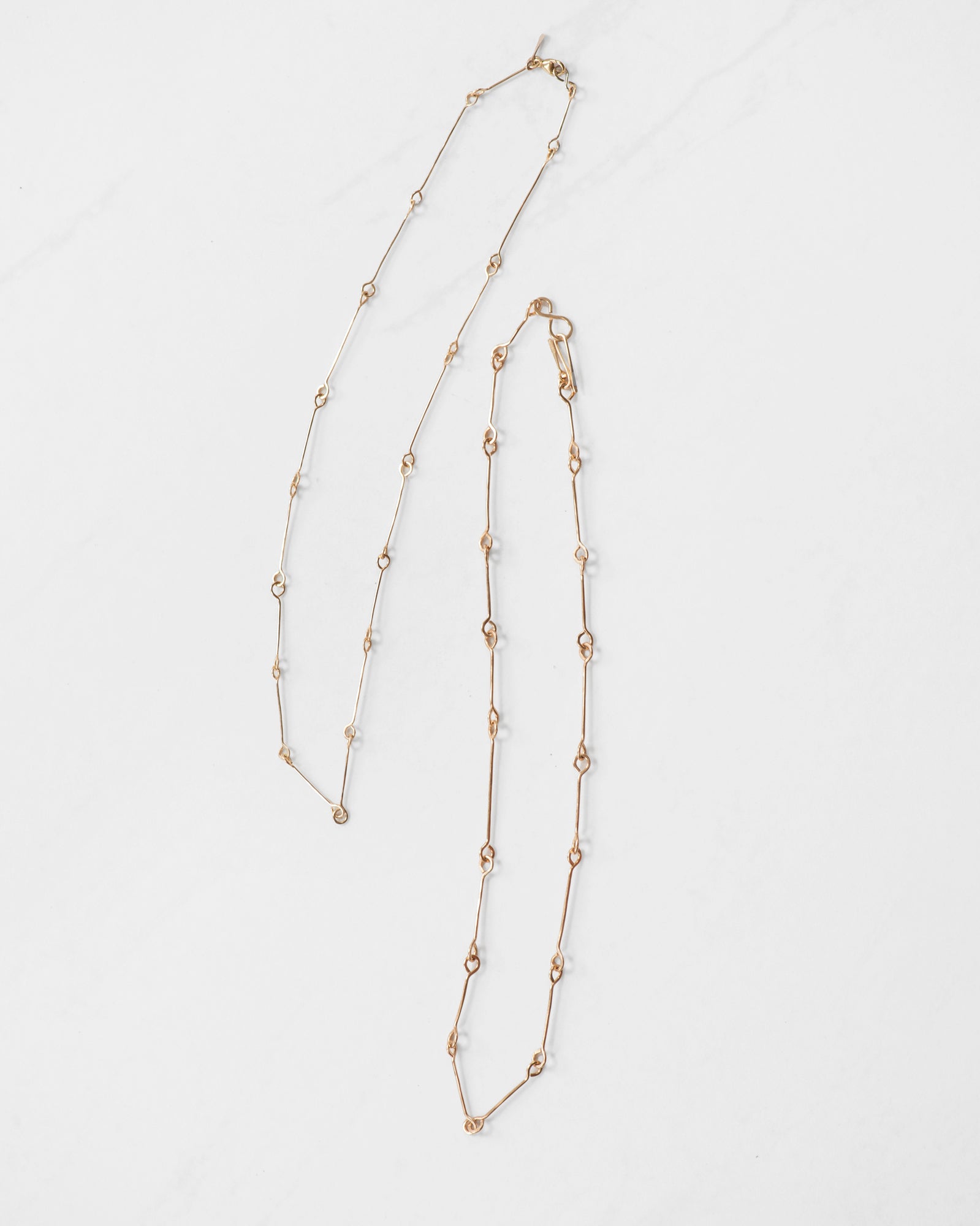 14K Bone Chain Necklace