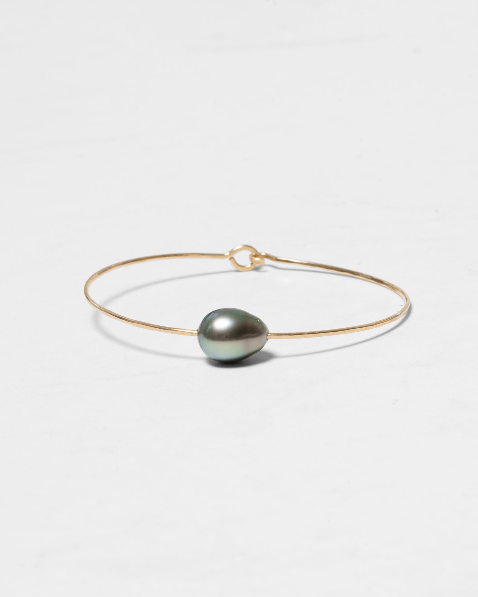 14K Tahitian Pearl Cuff Bracelet