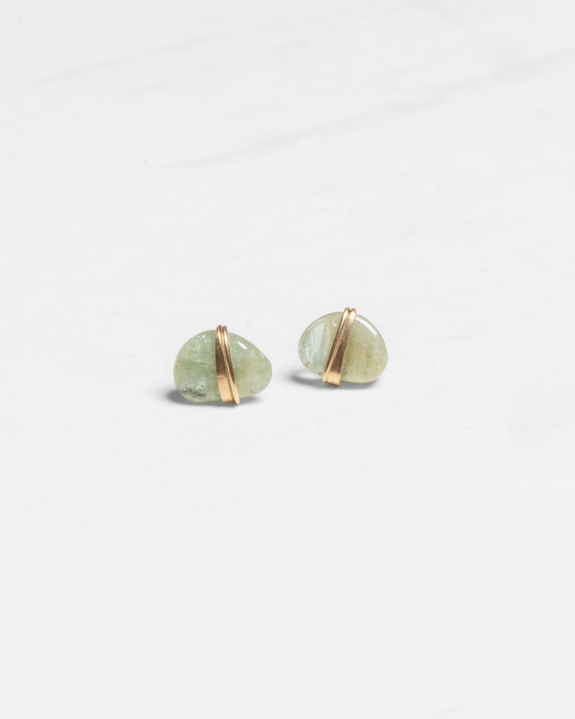 Aquamarine Stud Earrings