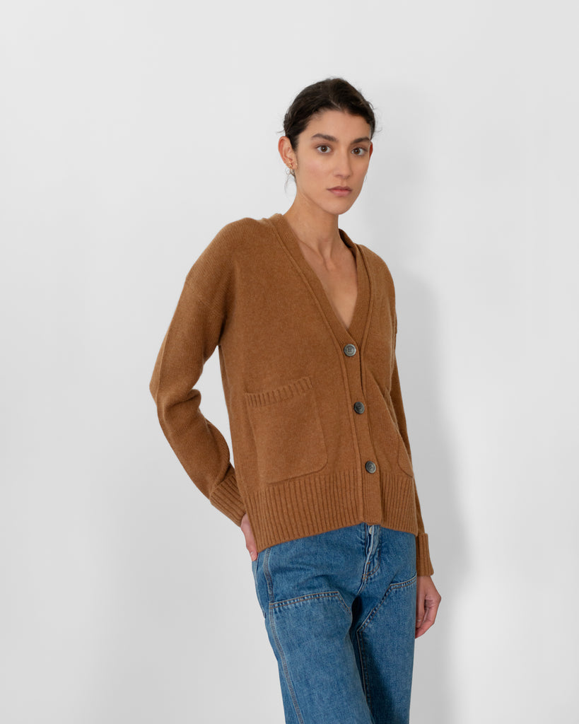 Organic by John Patrick - Two Pocket Cardigan in Vicuna