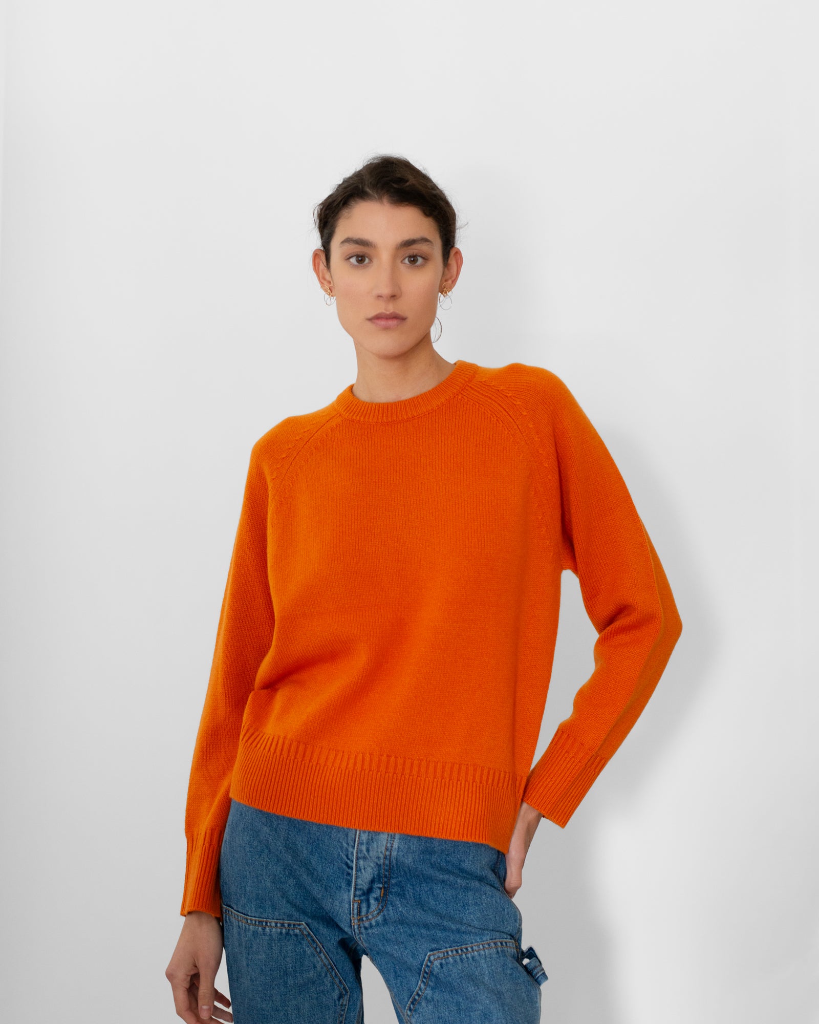 Organic by John Patrick - Sweatshirt in Orange