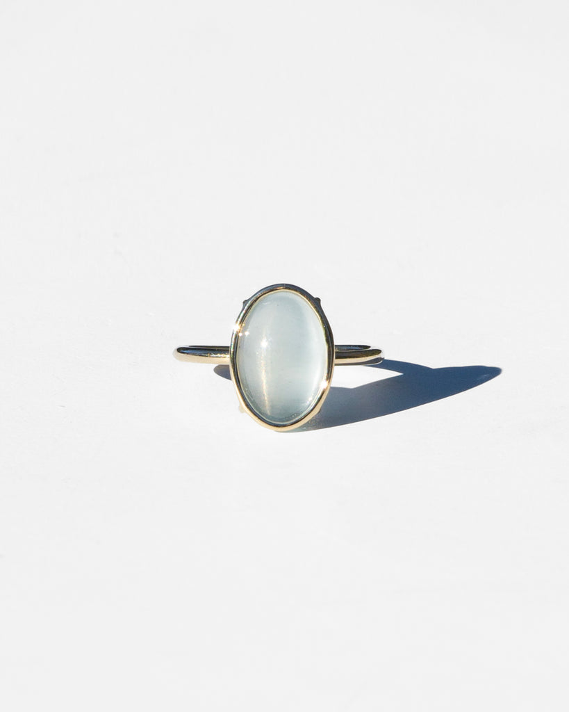 14K Verre Floating Ring