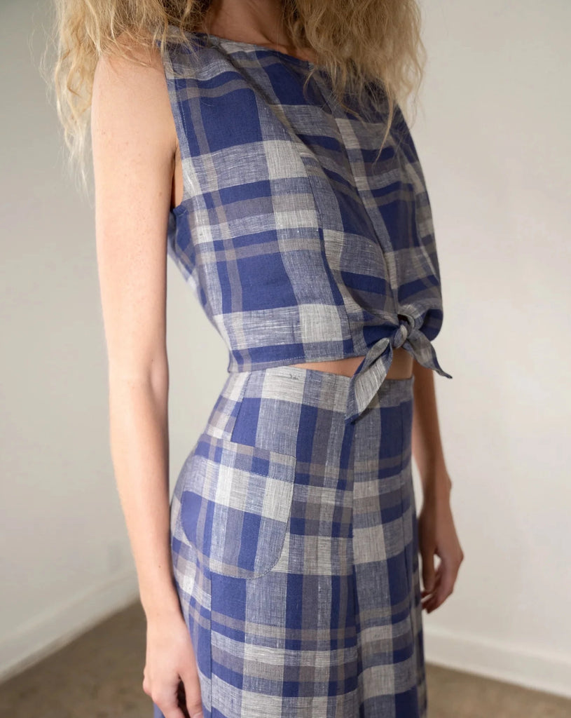 Zii Ropa - Claude Top in Mae Plaid