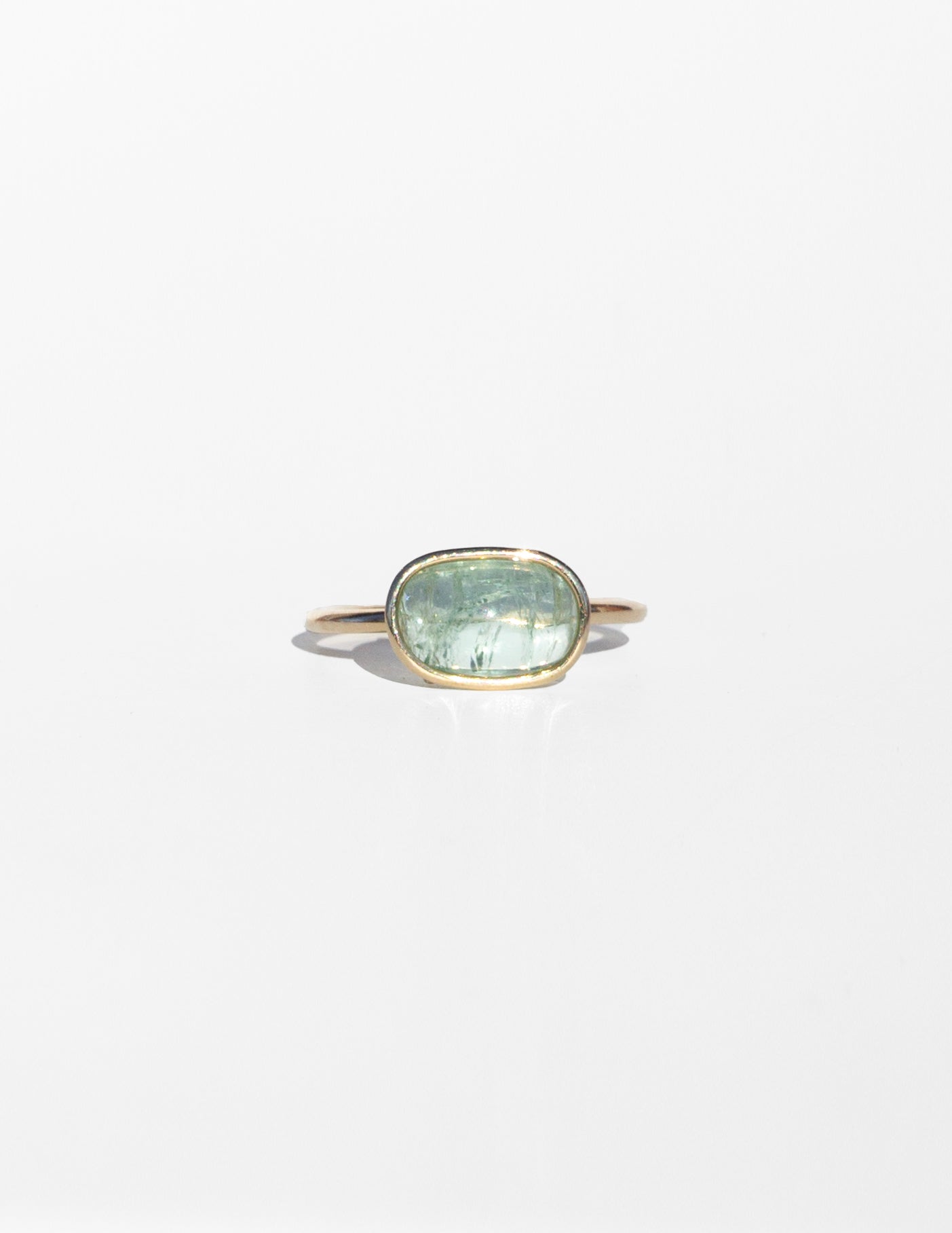 14K Eau de Nil Floating Ring