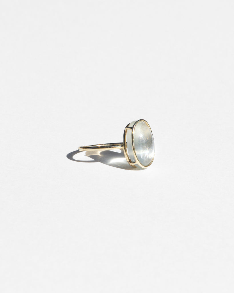 14K Icy Moonstone Ring