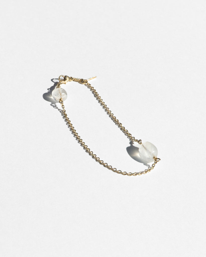 14K Moonstrung Chain Bracelet