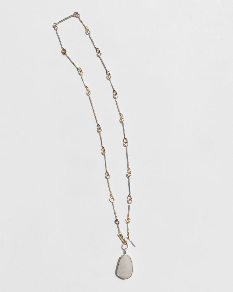 14K Sea Salt Bone Chain Necklace