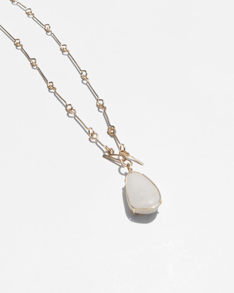 14K Sea Salt Bone Chain Necklace